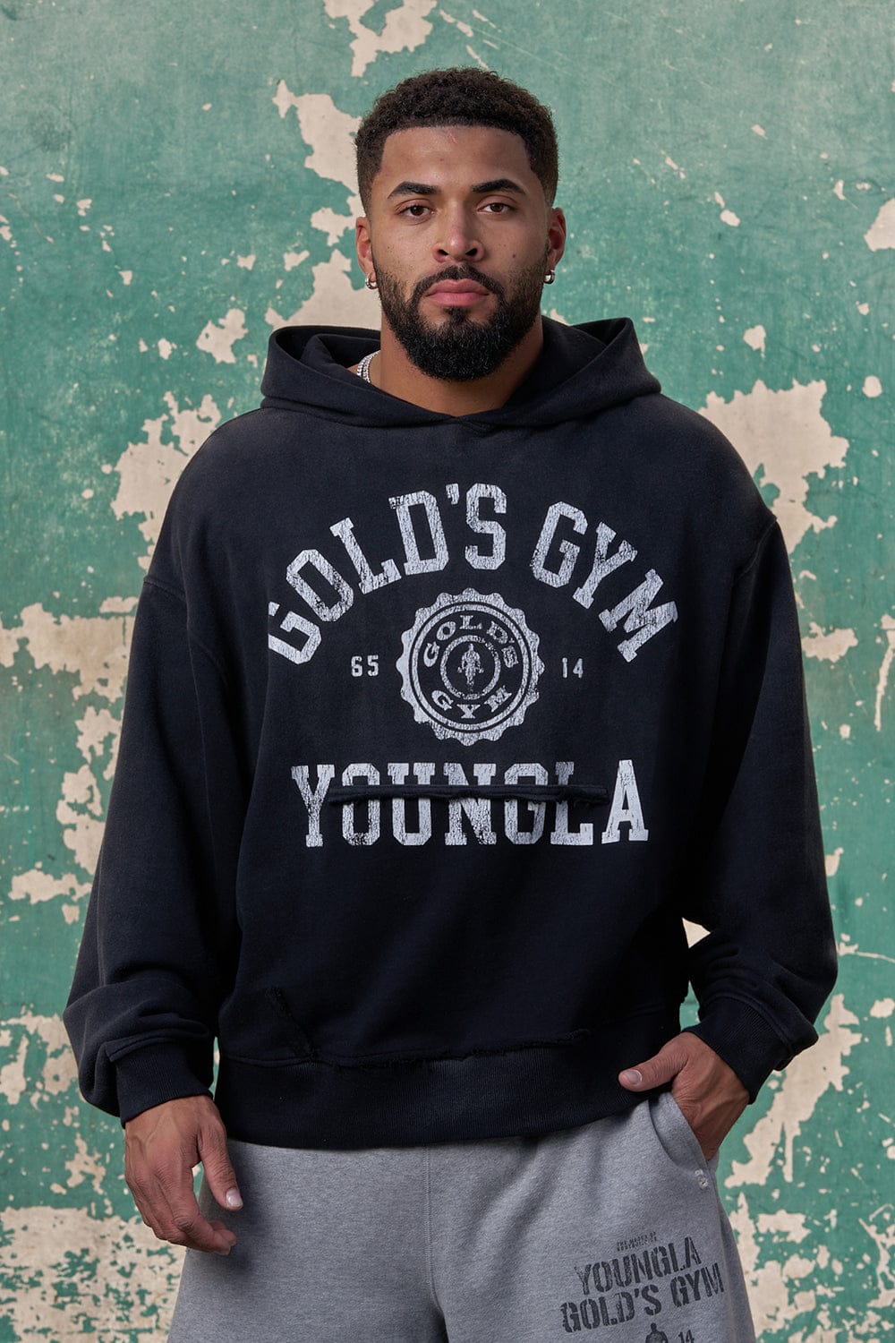 5167 - Gold's Iron Legacy Crest Hoodies — imagem 8