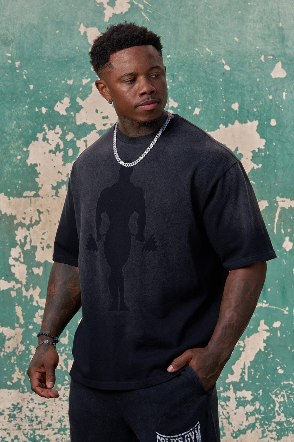 4285 - Gold's Iron Legacy Shadow Tees — imagem 7