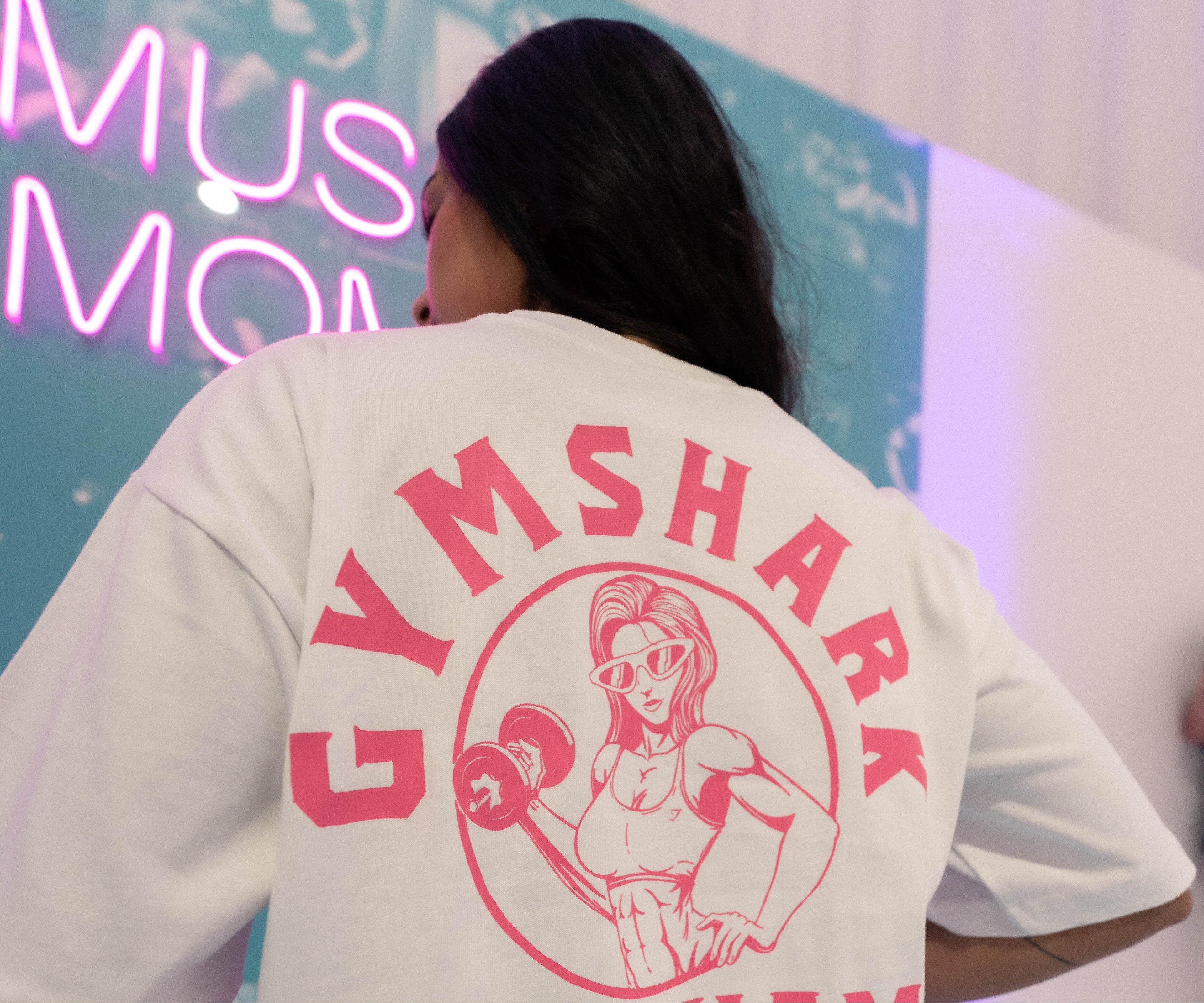 Camiseta Feminina Gymshark  "Muscle Mommy"