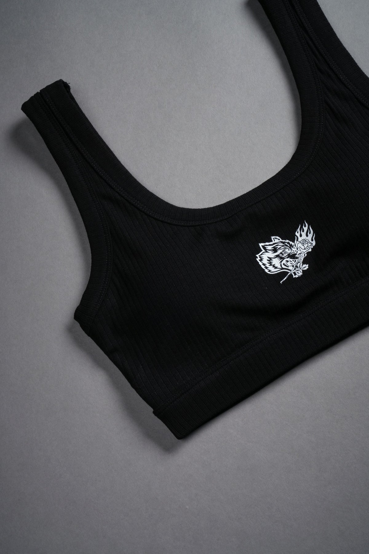 Roses While We're Here Wellness Bra in Black - imagem 6