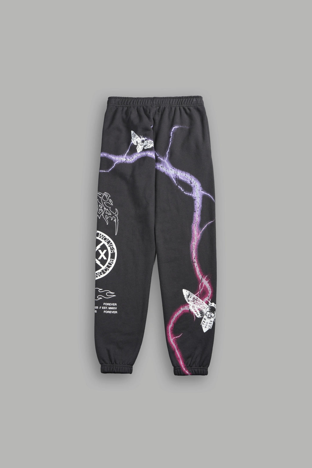 Charged Up She Post Lounge Sweats in Wolf Gray — imagem 4