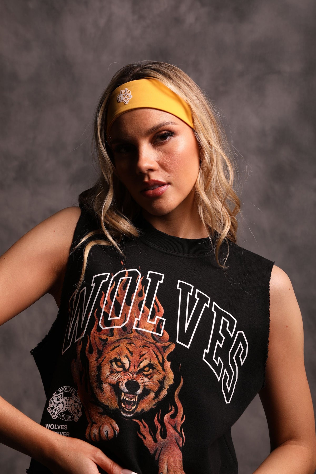 Blaze Muscle "Vintage London" (Cropped) Crewneck in Black - imagem 5