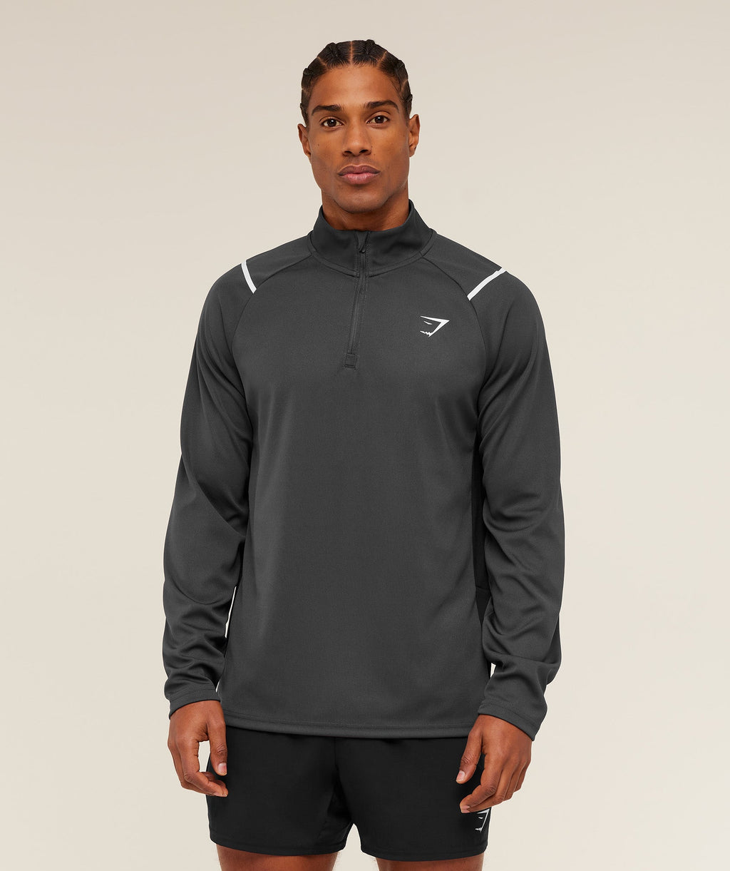 Arrival Contrast 1/4 Zip - Grey/Black — imagem 4