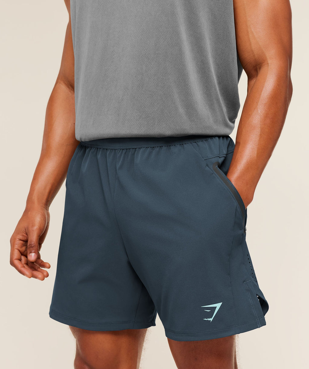 Sport Hybrid 6" Shorts - Stealth Blue — imagem 4