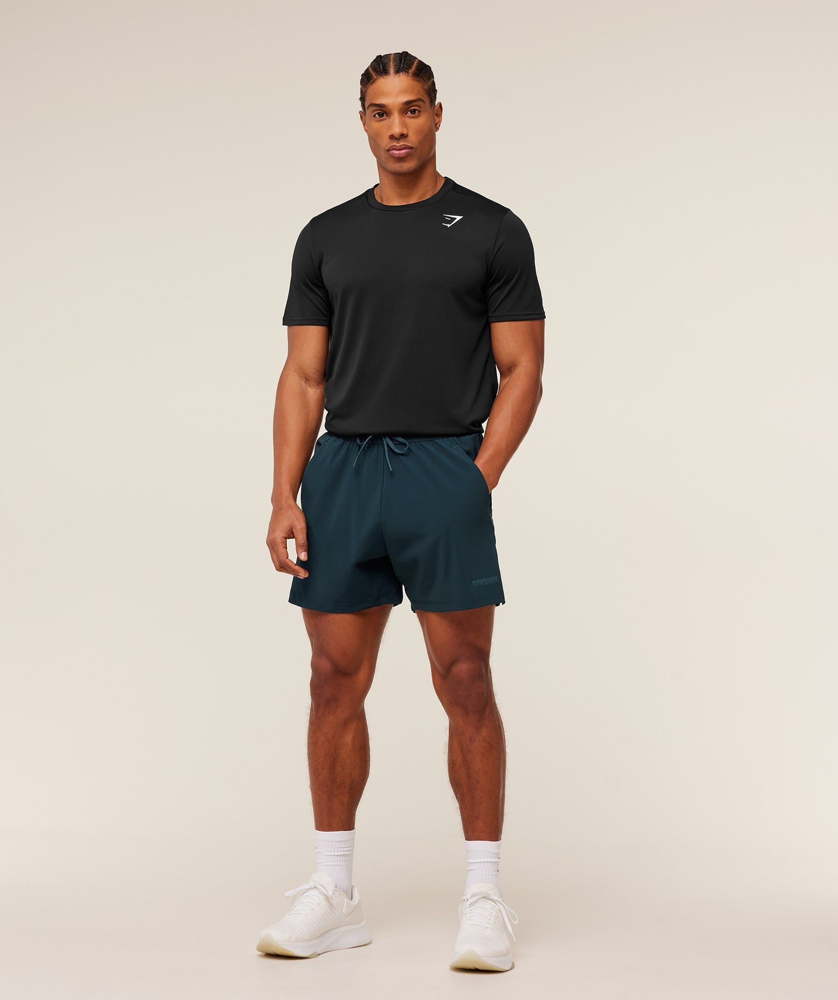 Active Rest 6" Shorts - Deep Petrol Blue — imagem 4