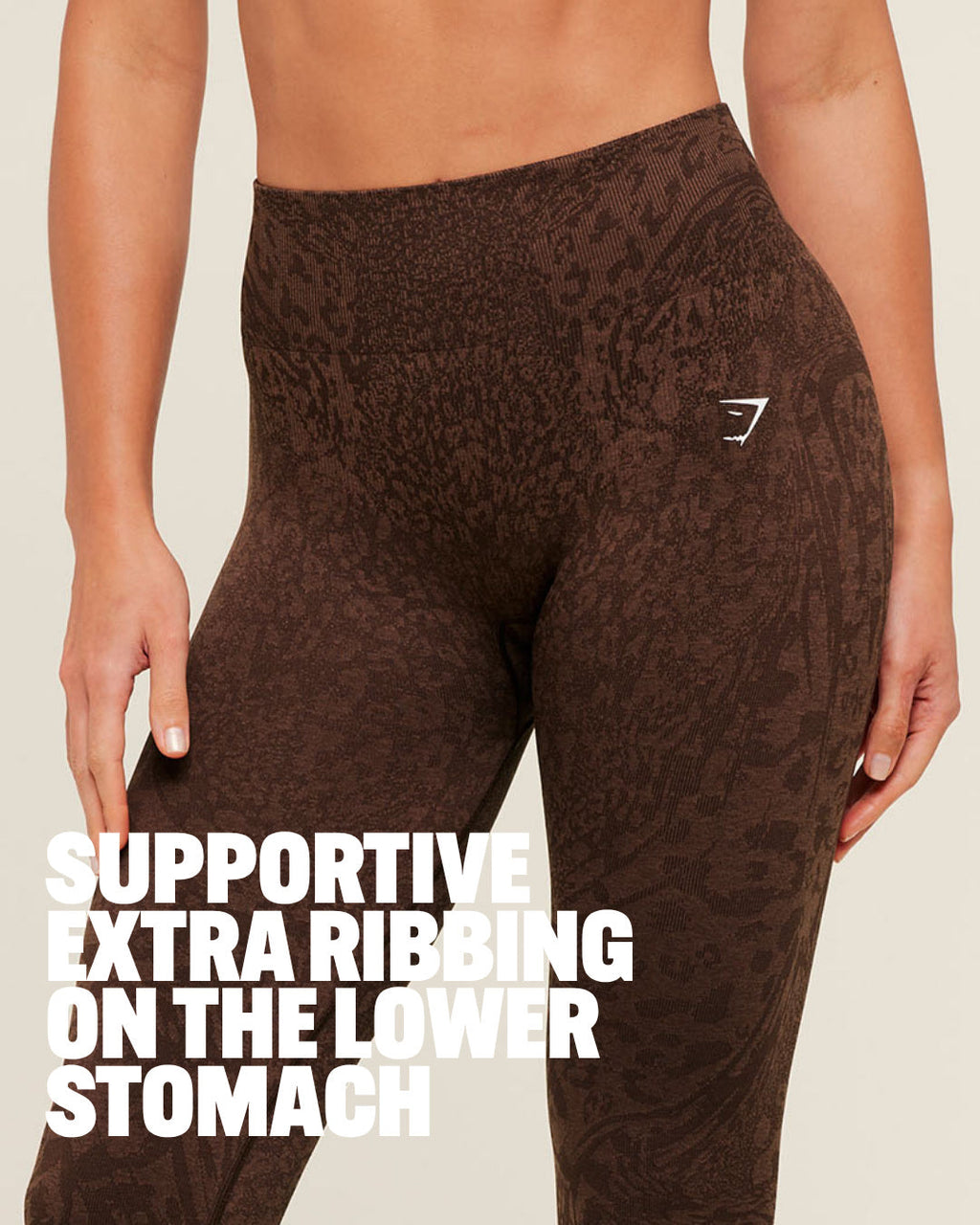 Adapt Animal X Whitney Leggings - GS Archive Brown/GS Soft Brown — imagem 2