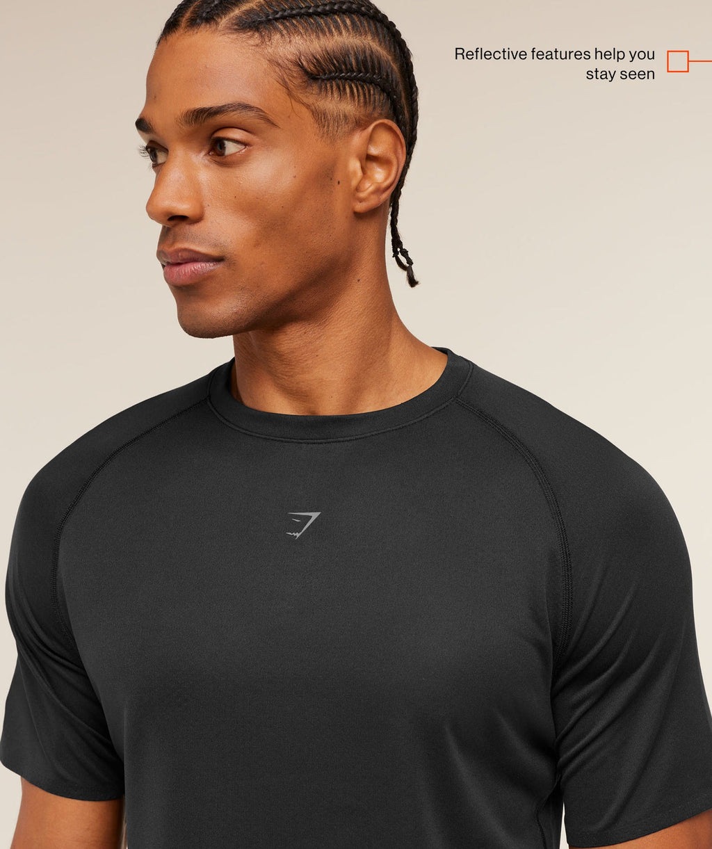 Hybrid Engineered Jacquard T-Shirt - Black — imagem 2