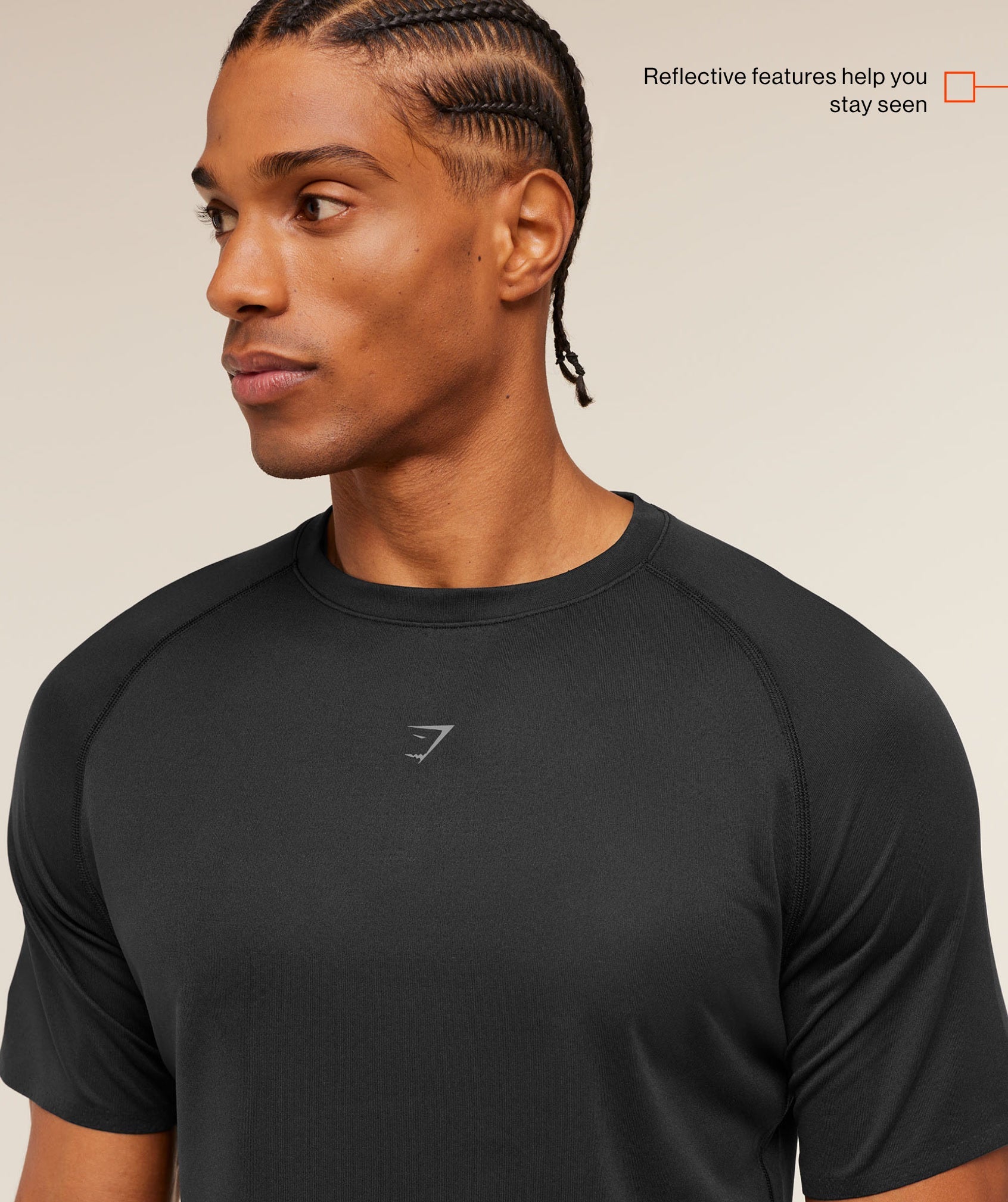 Hybrid Engineered Jacquard T-Shirt - Black — imagem 2