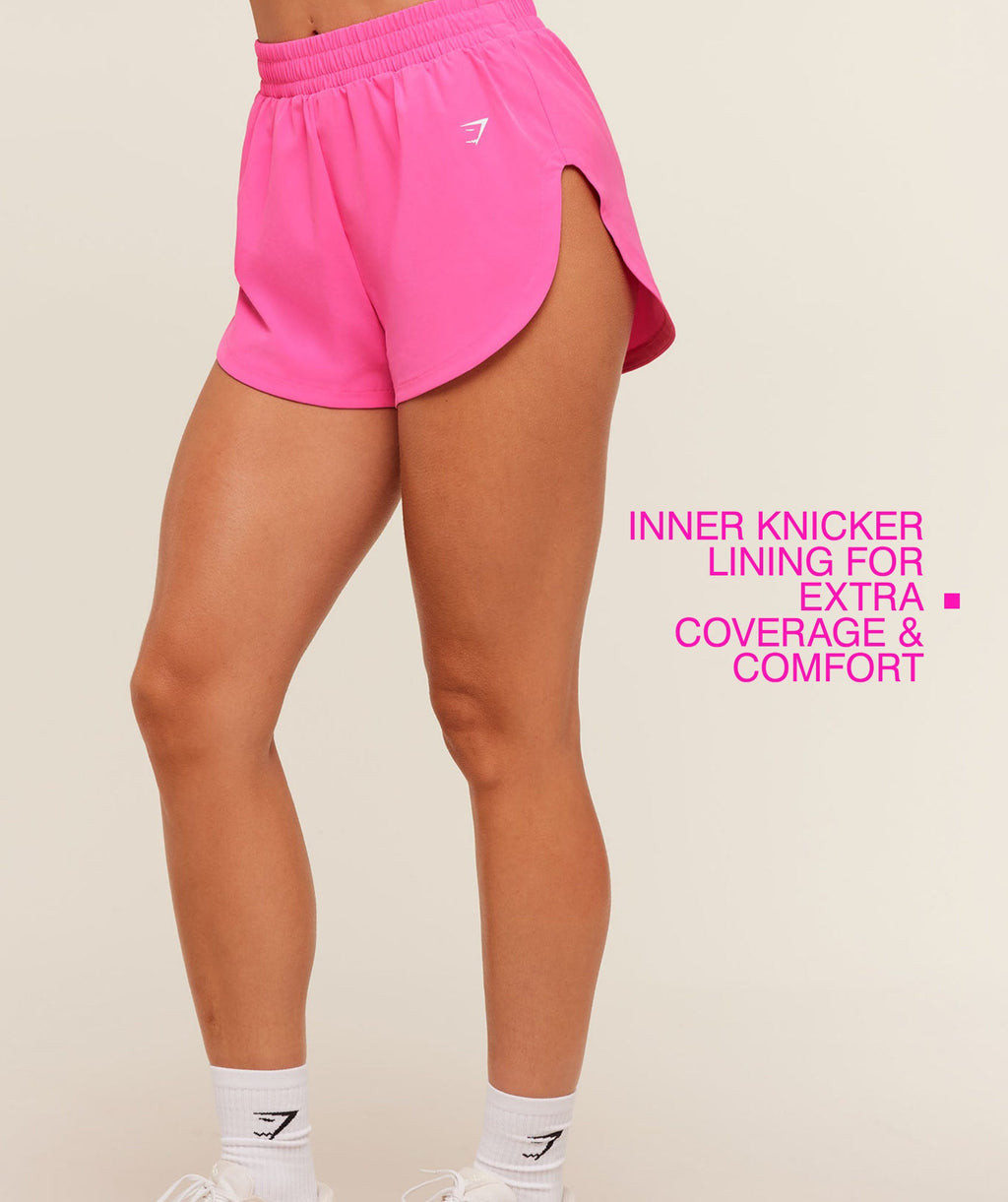 Interval High Leg Shorts - Electric Pink — imagem 3