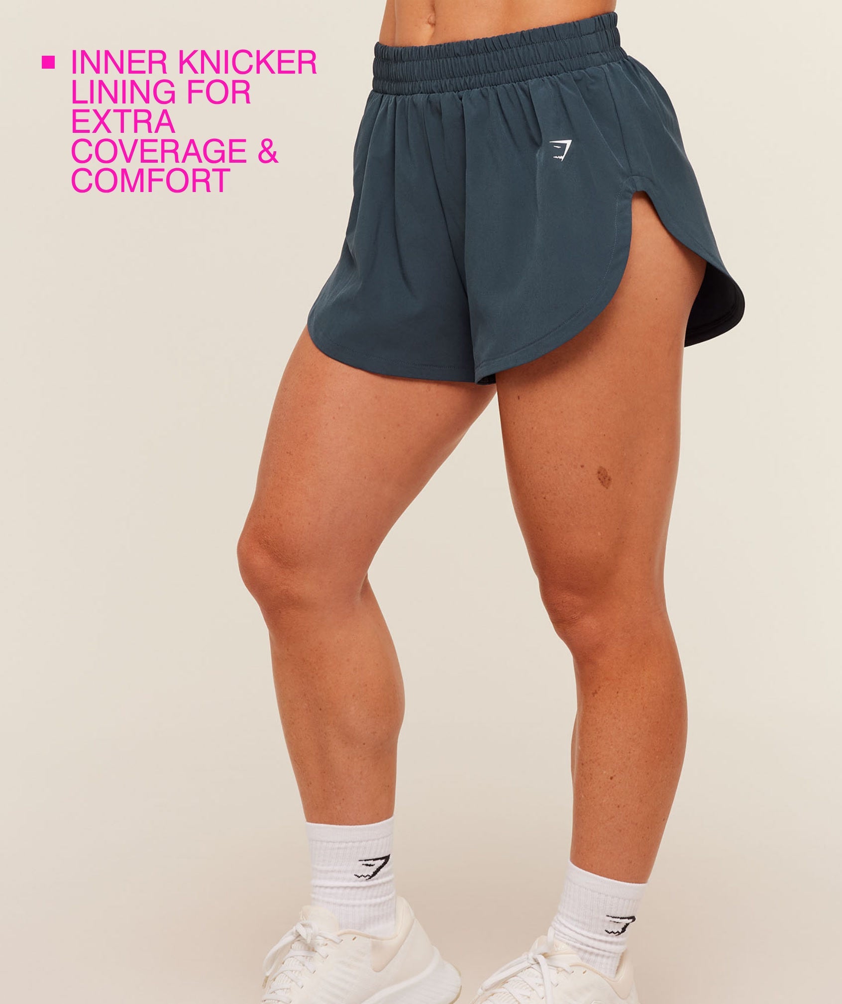 Interval High Leg Shorts - Stealth Blue — imagem 2