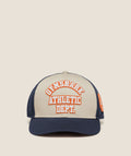 6 Panel Collegiate Trucker - Tinted White/Heavy Blue — imagem 1