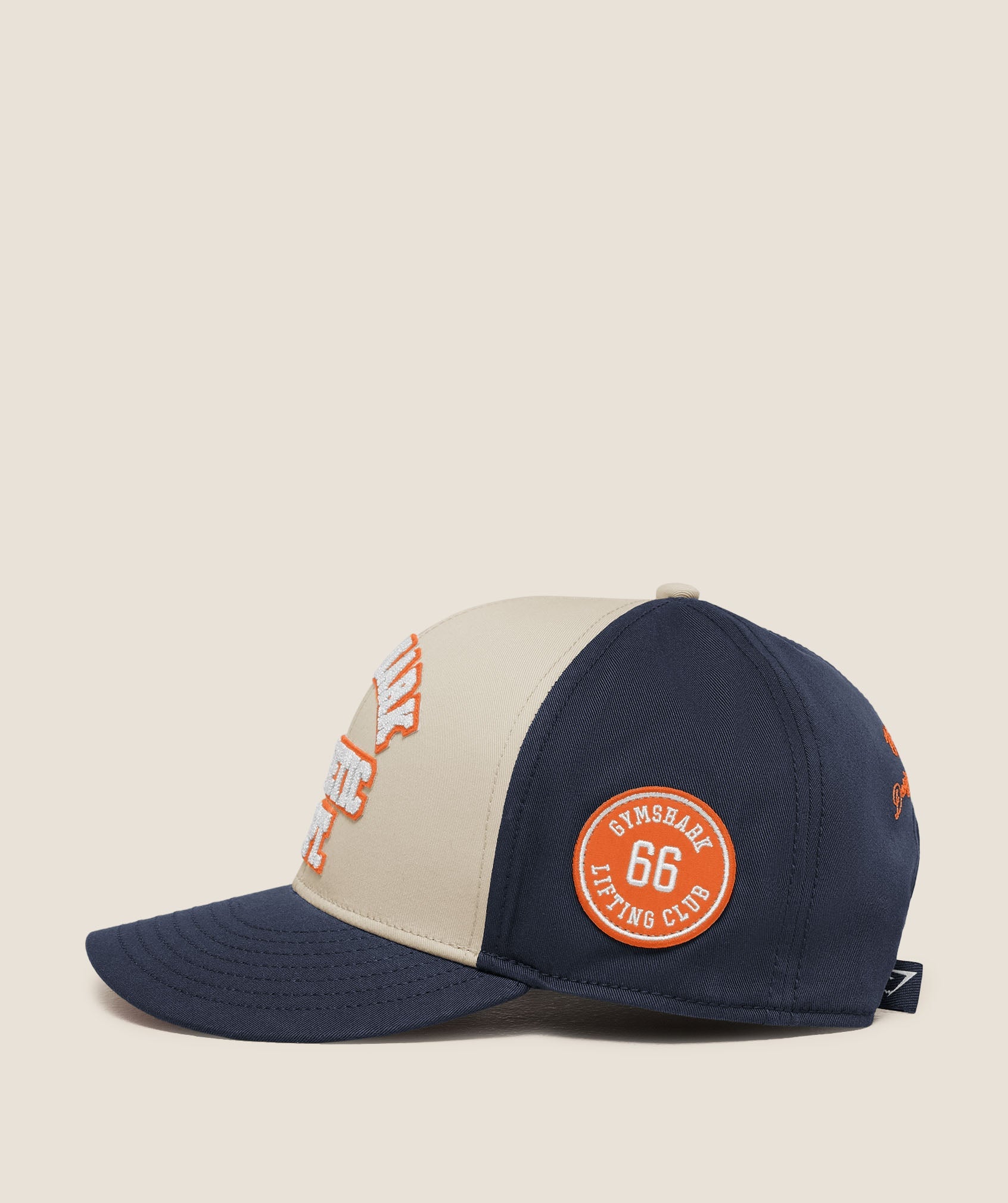 6 Panel Collegiate Trucker - Tinted White/Heavy Blue — imagem 2