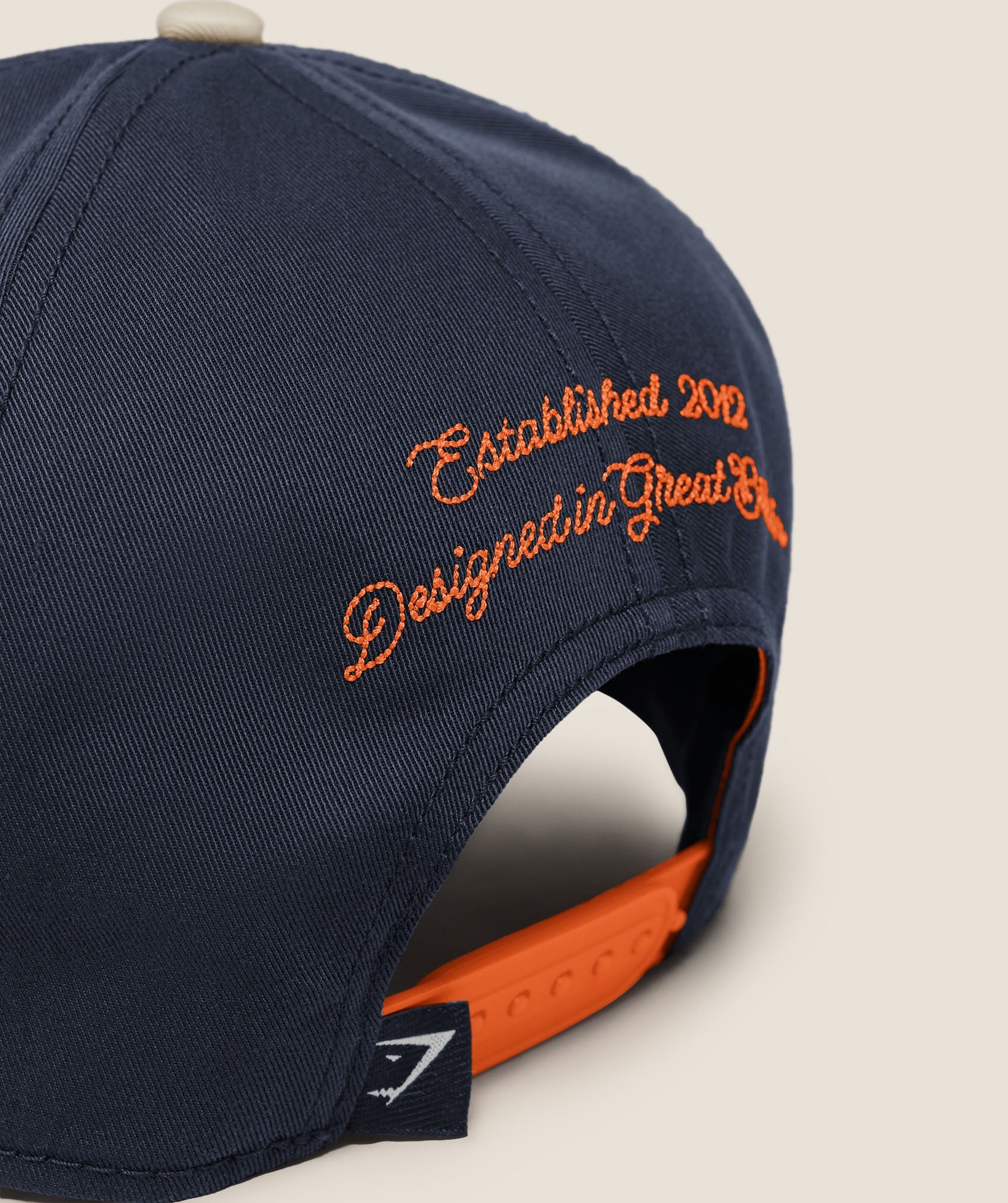 6 Panel Collegiate Trucker - Tinted White/Heavy Blue — imagem 4
