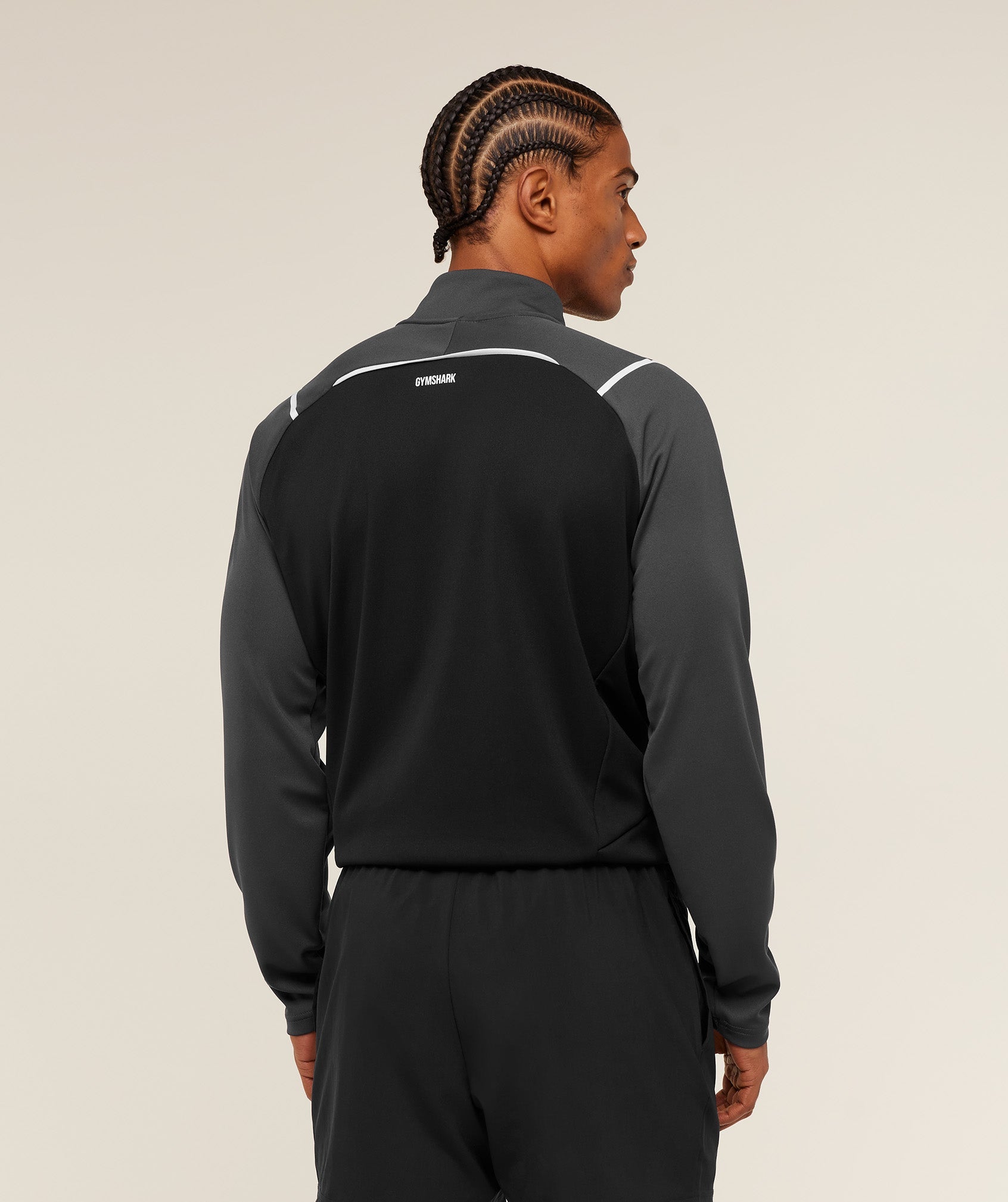 Arrival Contrast 1/4 Zip - Grey/Black — imagem 2