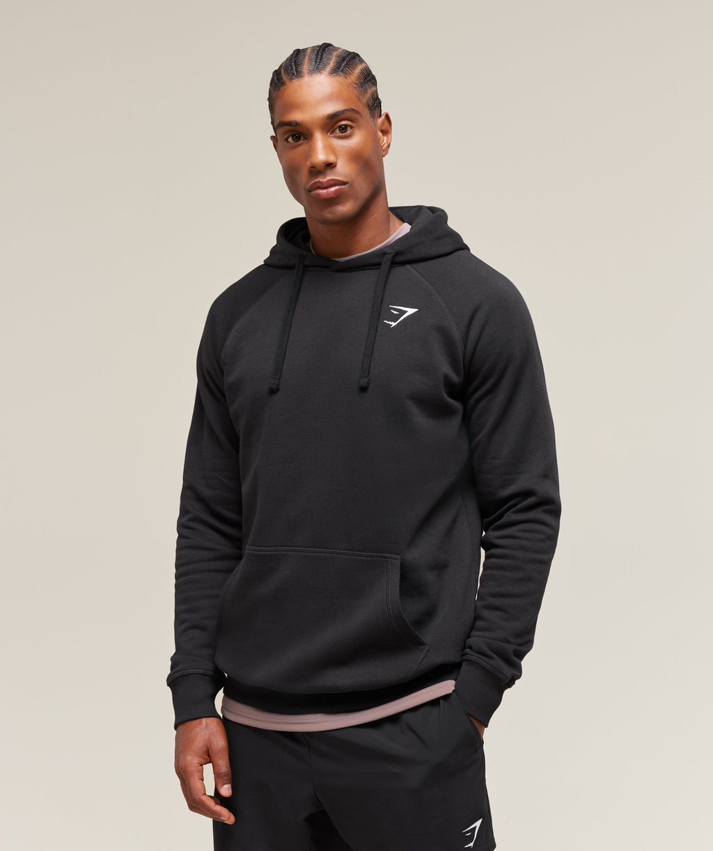 Crest Hoodie - Black — imagem 1