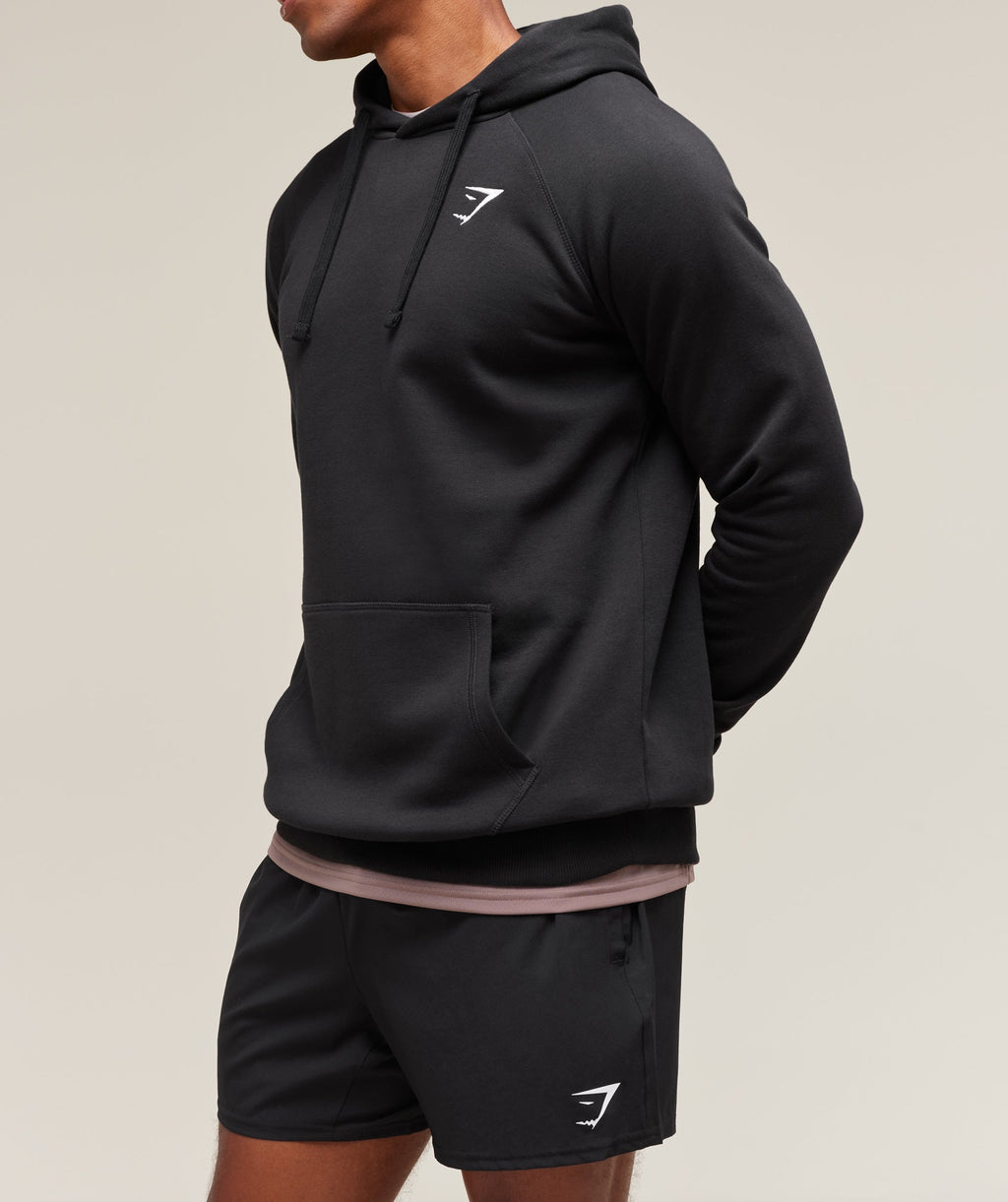 Crest Hoodie - Black — imagem 3