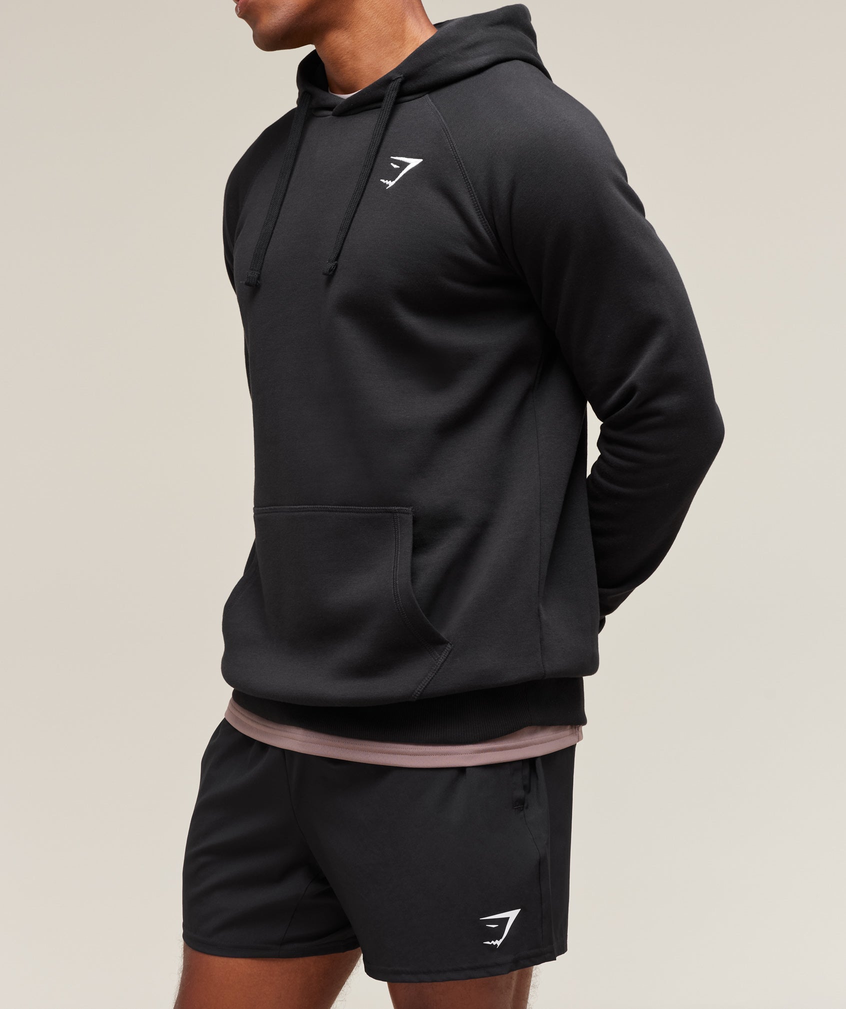 Crest Hoodie - Black — imagem 3