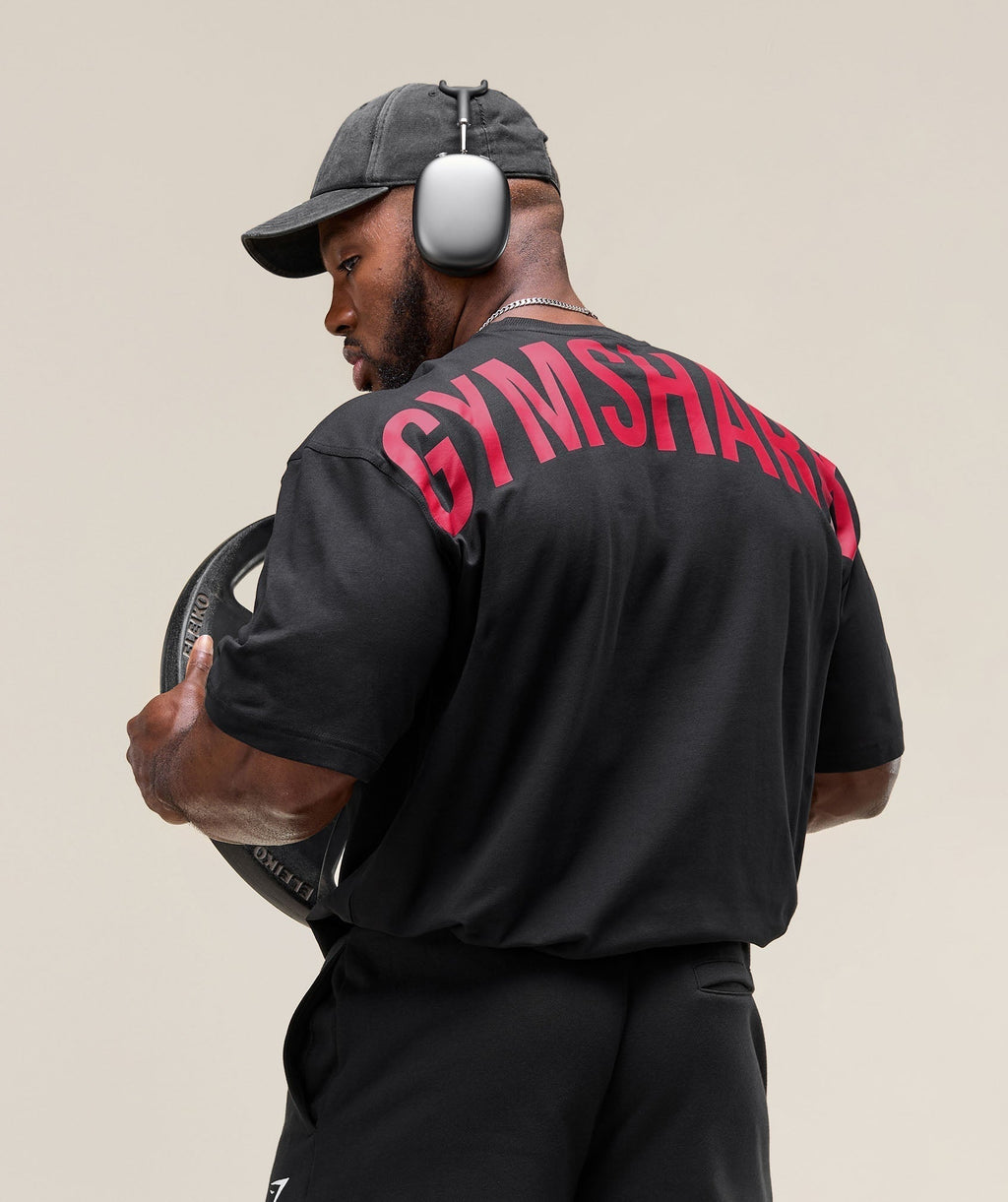 Power T-Shirt - Black/Conditioning Red — imagem 3