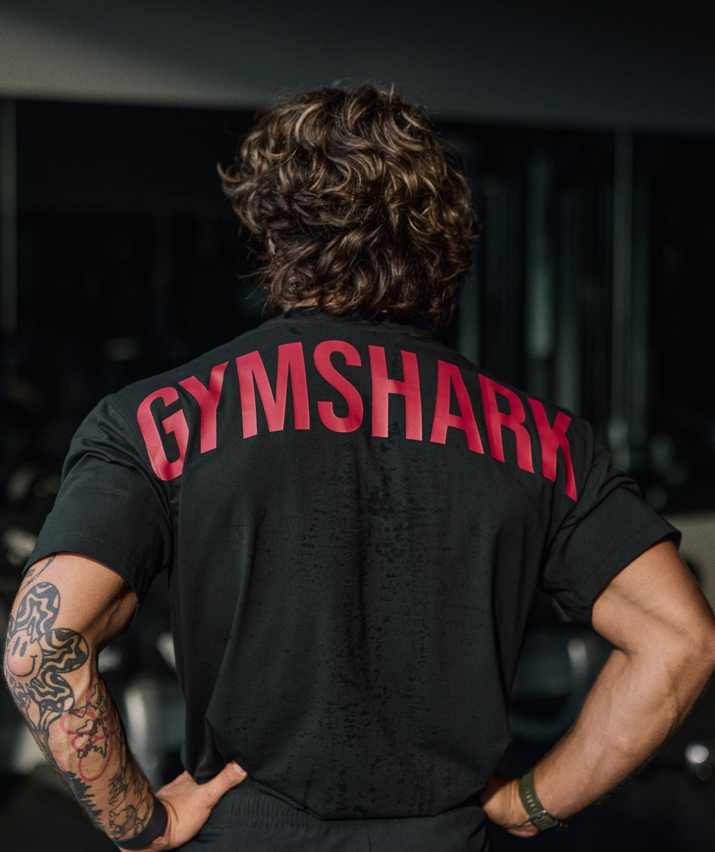 Power T-Shirt - Black/Conditioning Red — imagem 4