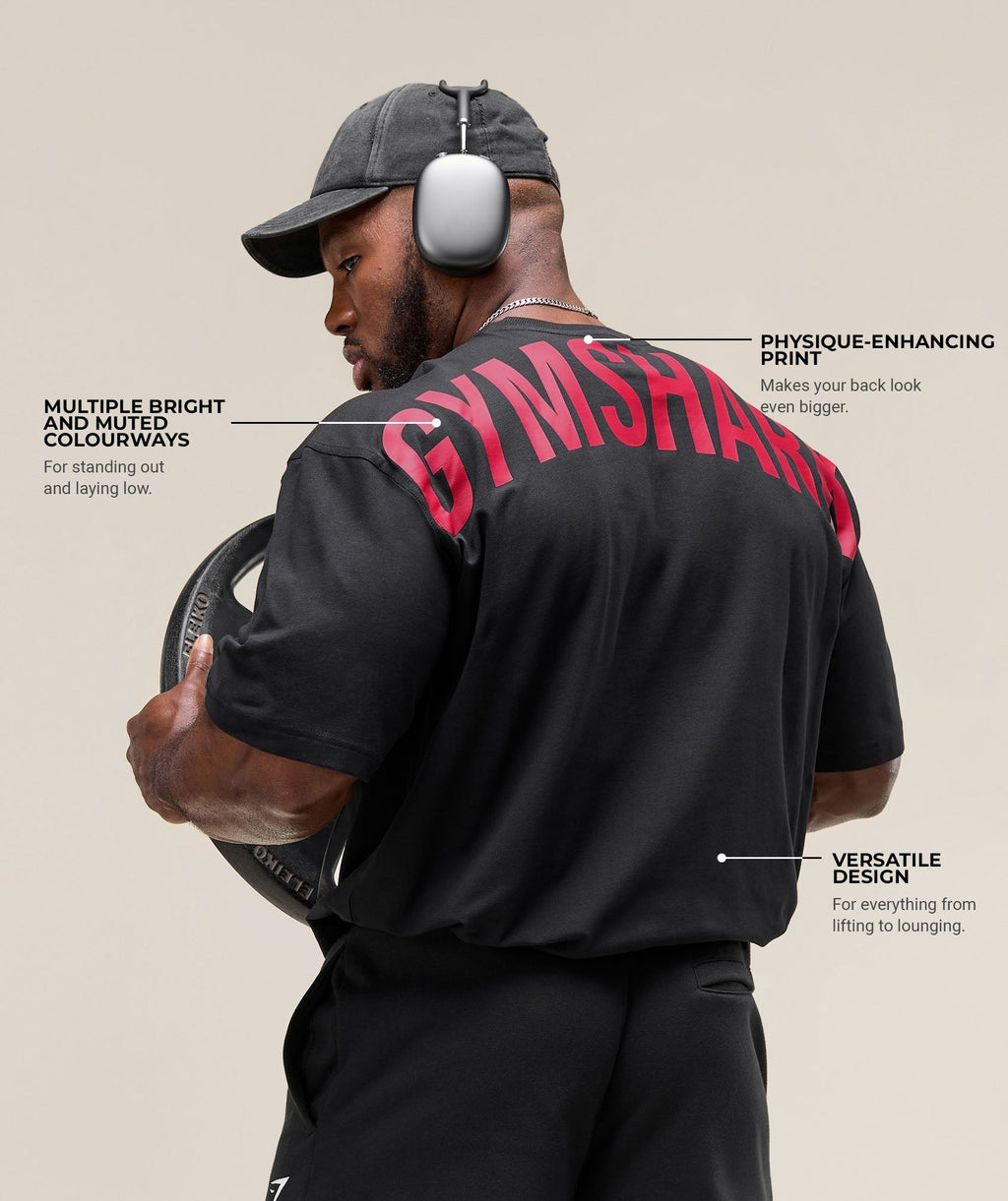 Power T-Shirt - Black/Conditioning Red — imagem 5