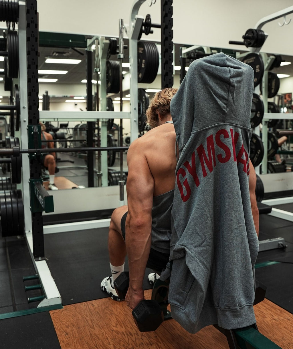 Power Zip Up Hoodie - Charcoal Core Marl — imagem 3
