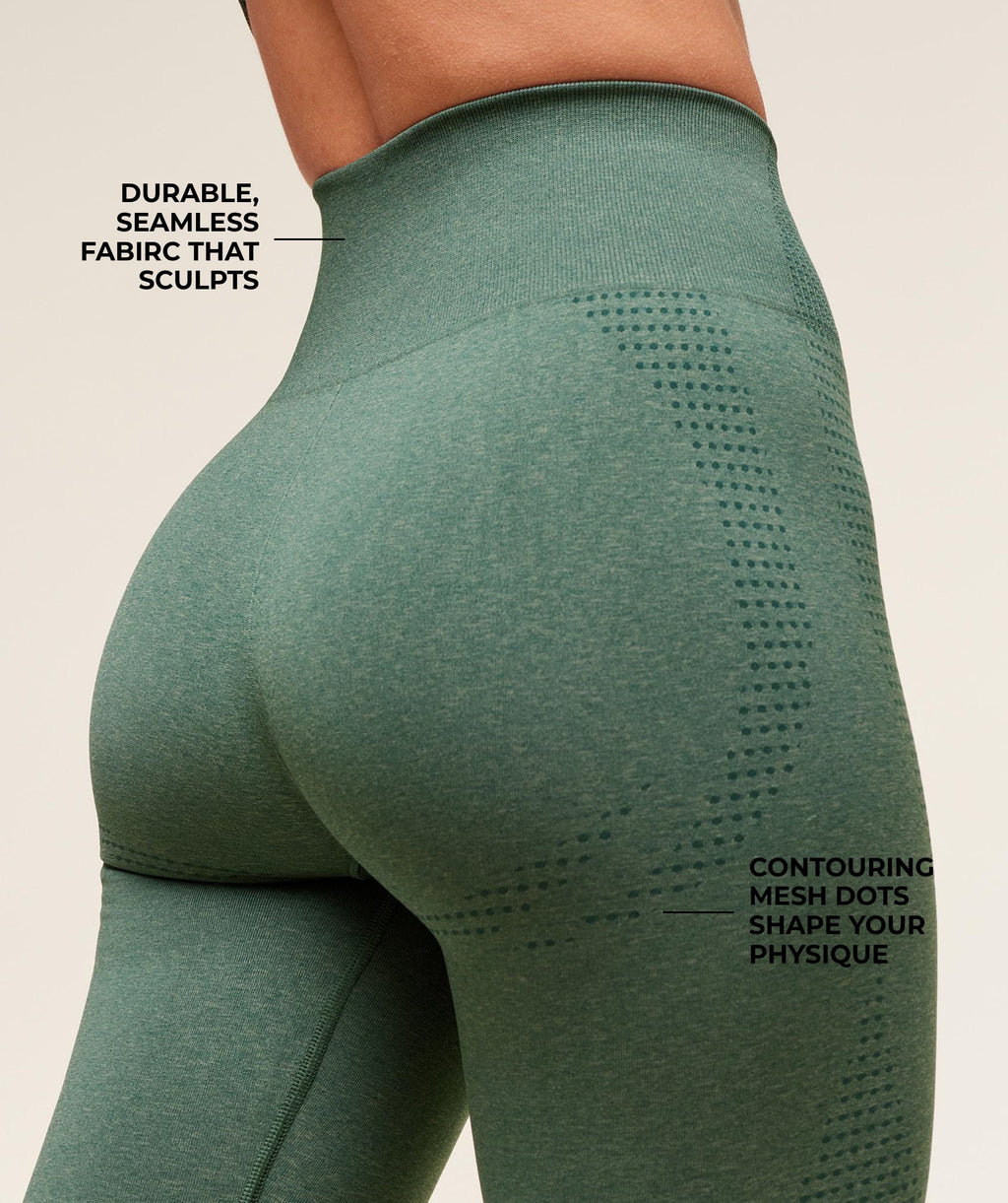Vital Regular Leggings - Dark Green Marl — imagem 2