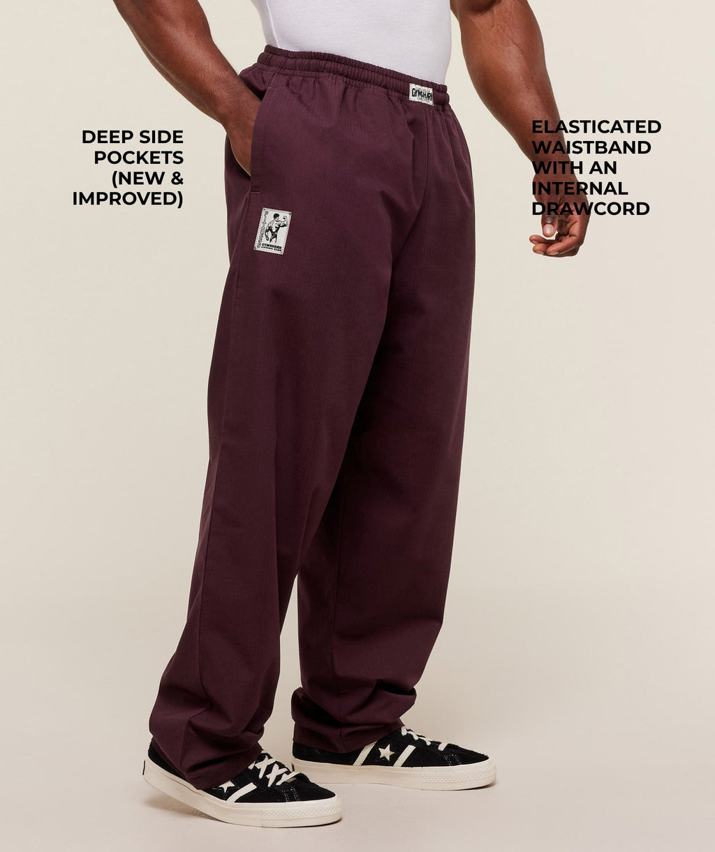 Straight Leg Pumper Pants - Cherry Purple — imagem 3