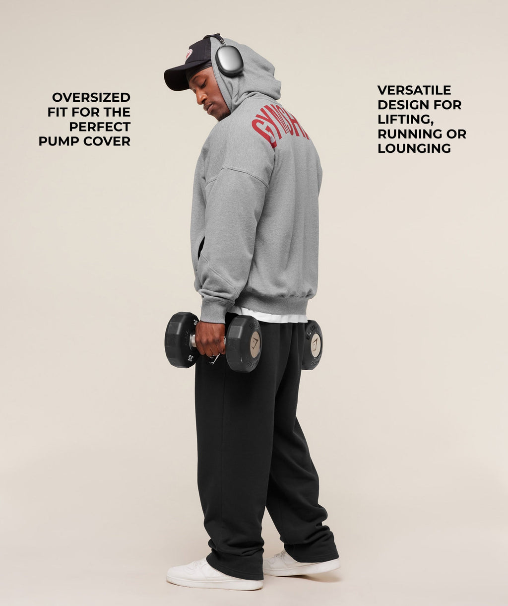 Power Zip Up Hoodie - Charcoal Core Marl — imagem 2