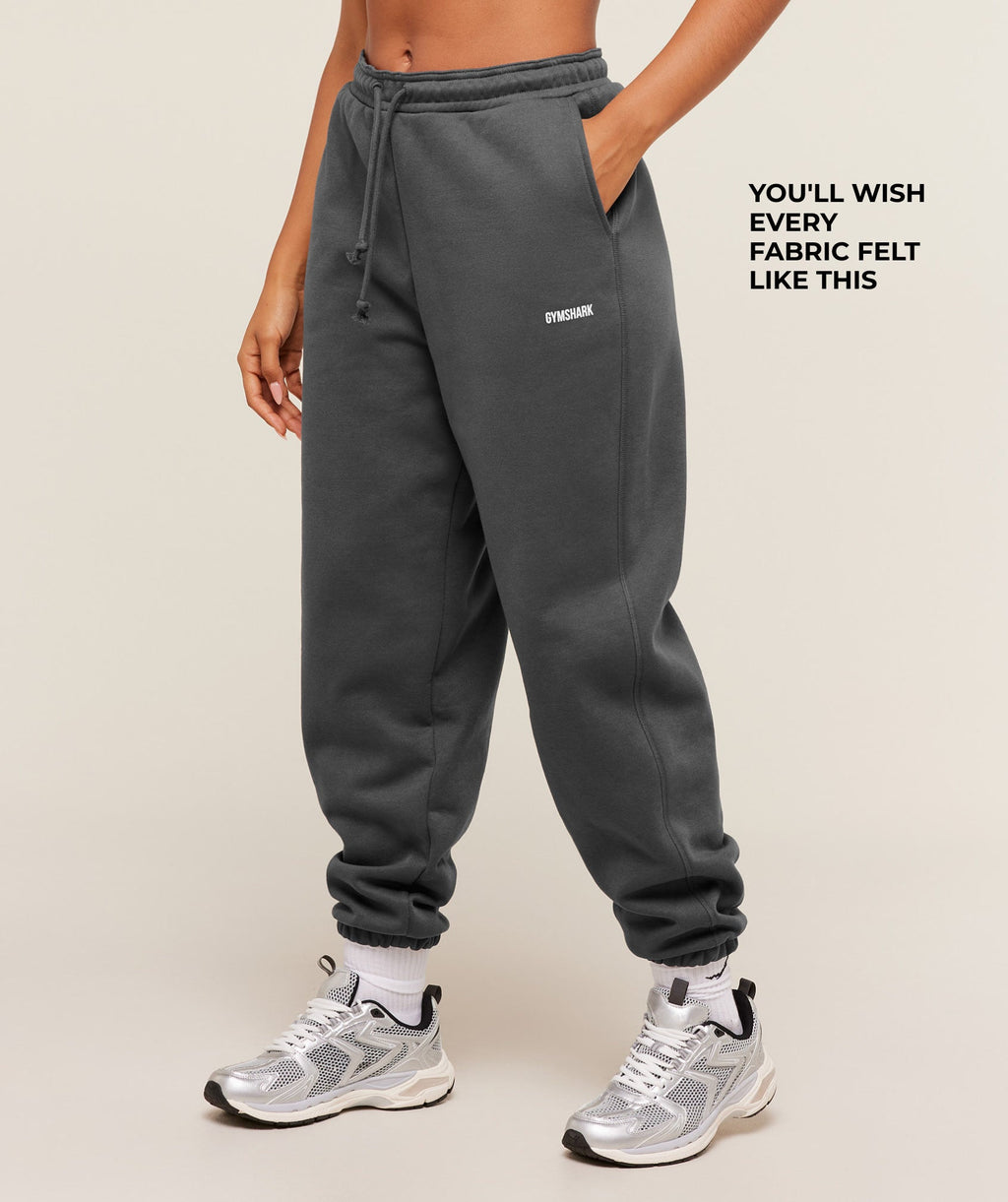 Cosy Luxe Cuffed Joggers - Grey — imagem 2