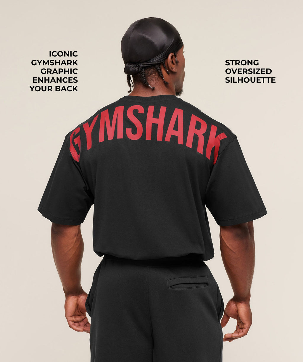Power T-Shirt - Black/Conditioning Red — imagem 2
