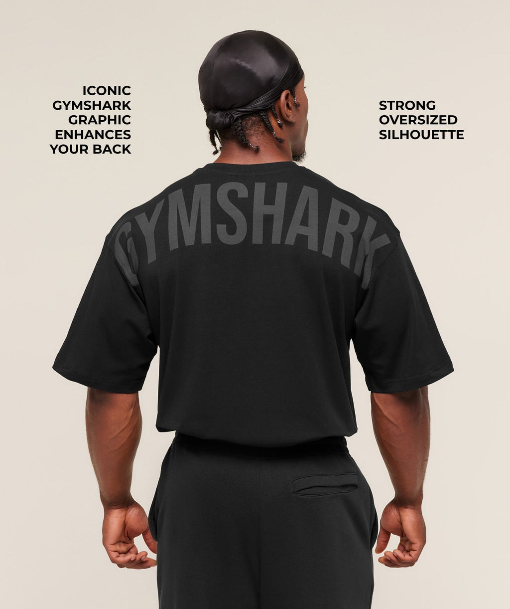Power T-Shirt - Black/Asphalt Grey — imagem 3