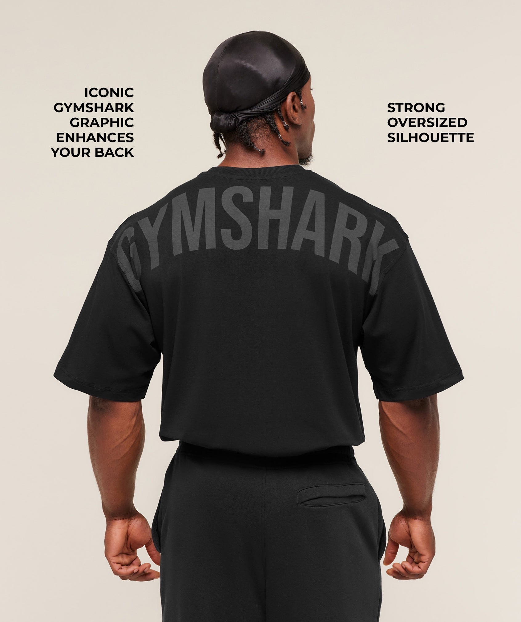 Power T-Shirt - Black/Asphalt Grey — imagem 3