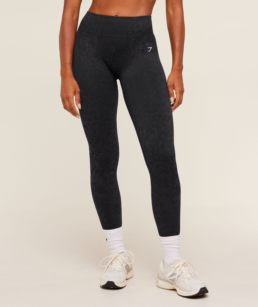 Adapt Animal X Whitney Leggings - Black /  Asphalt Grey — imagem 1