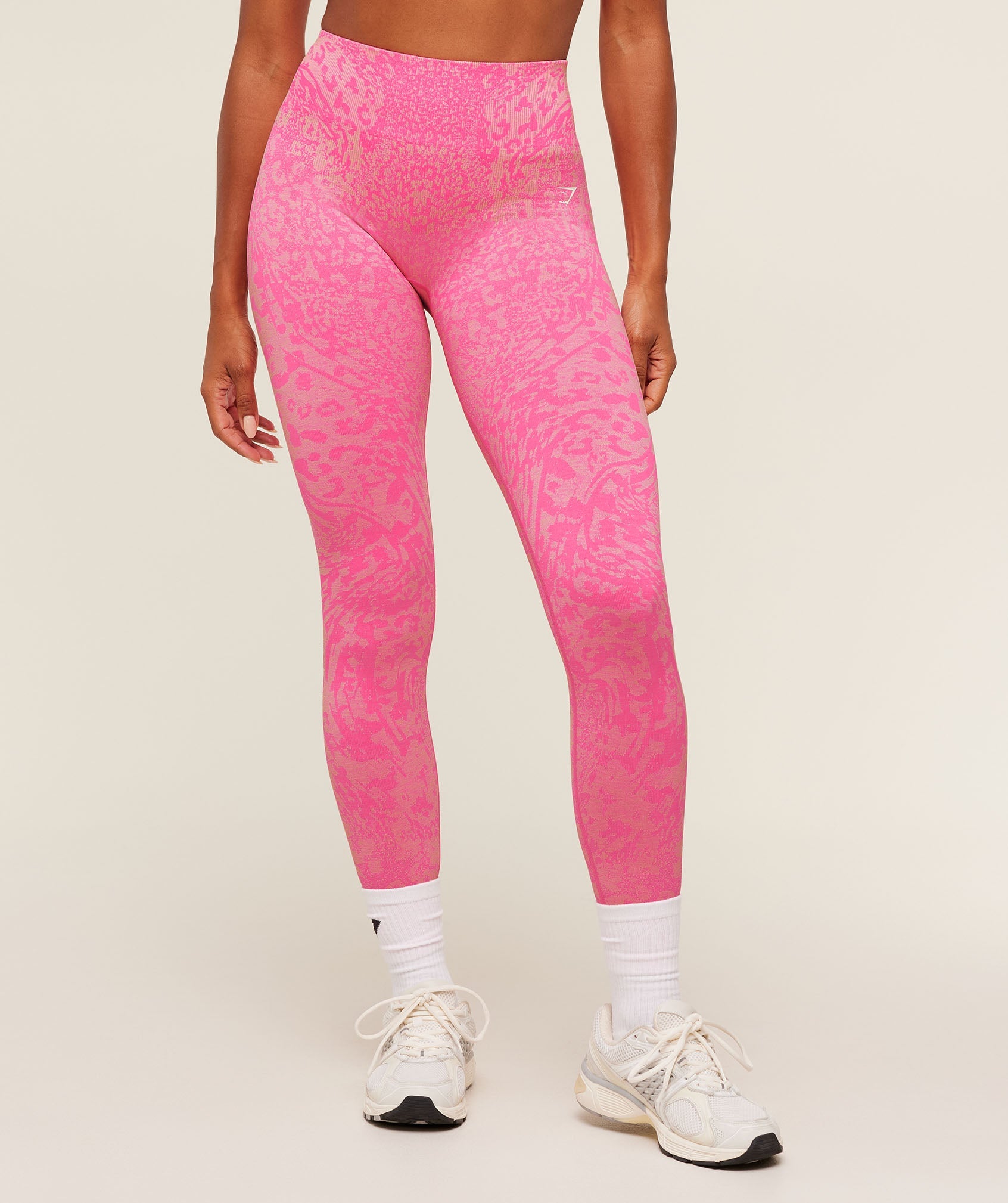 Adapt Animal X Whitney Leggings - Electric Pink /  Sorbet Yellow — imagem 1