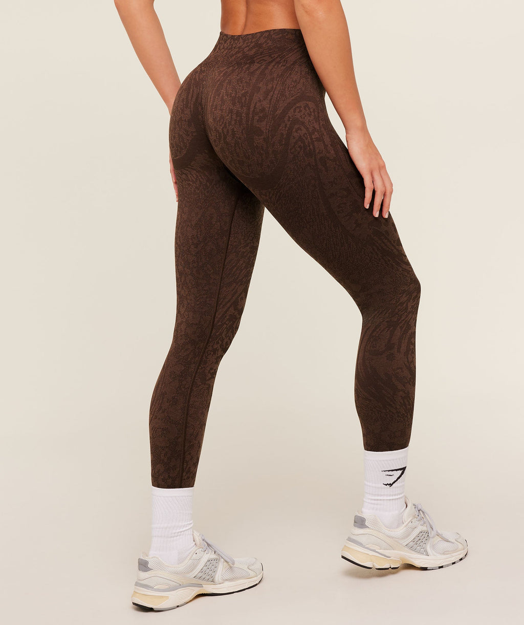 Adapt Animal X Whitney Leggings - GS Archive Brown/GS Soft Brown — imagem 3