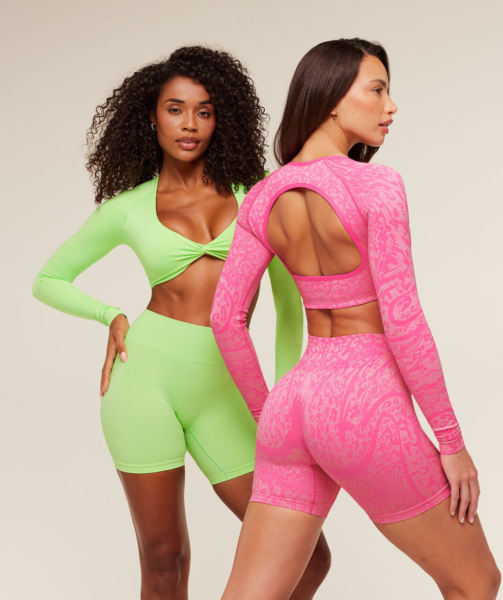Adapt Animal X Whitney Shorts - Electric Pink /  Sorbet Yellow — imagem 8