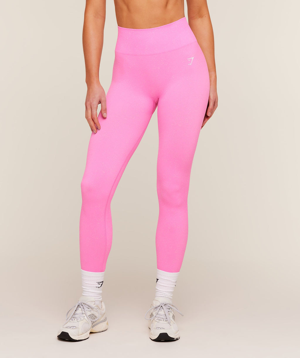 Adapt Fleck x Whitney Leggings - Focus Pink/Tinted White — imagem 1