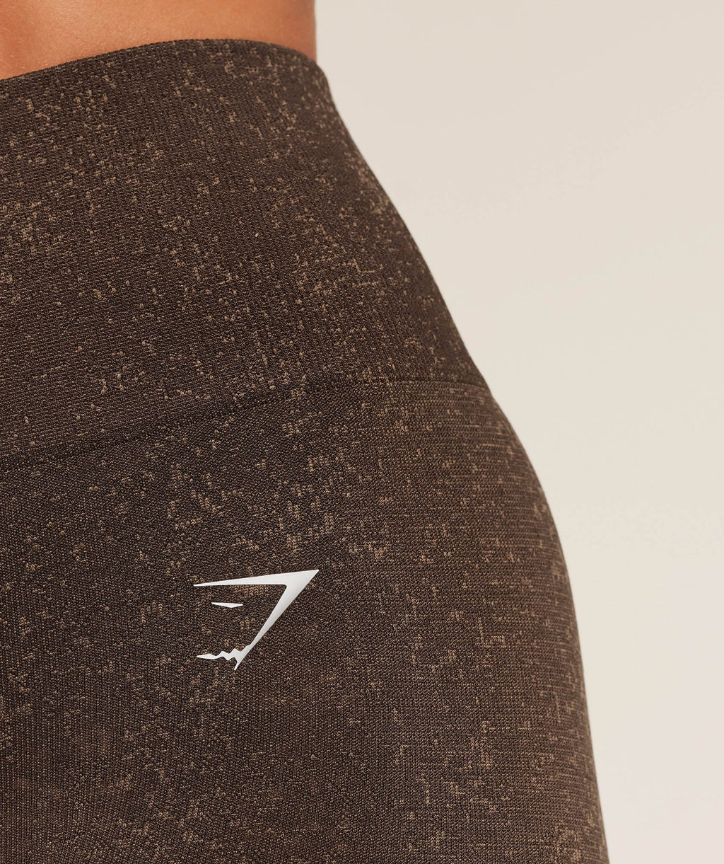 Adapt Fleck Seamless Shorts - Archive Brown/Lifestyle Brown — imagem 8
