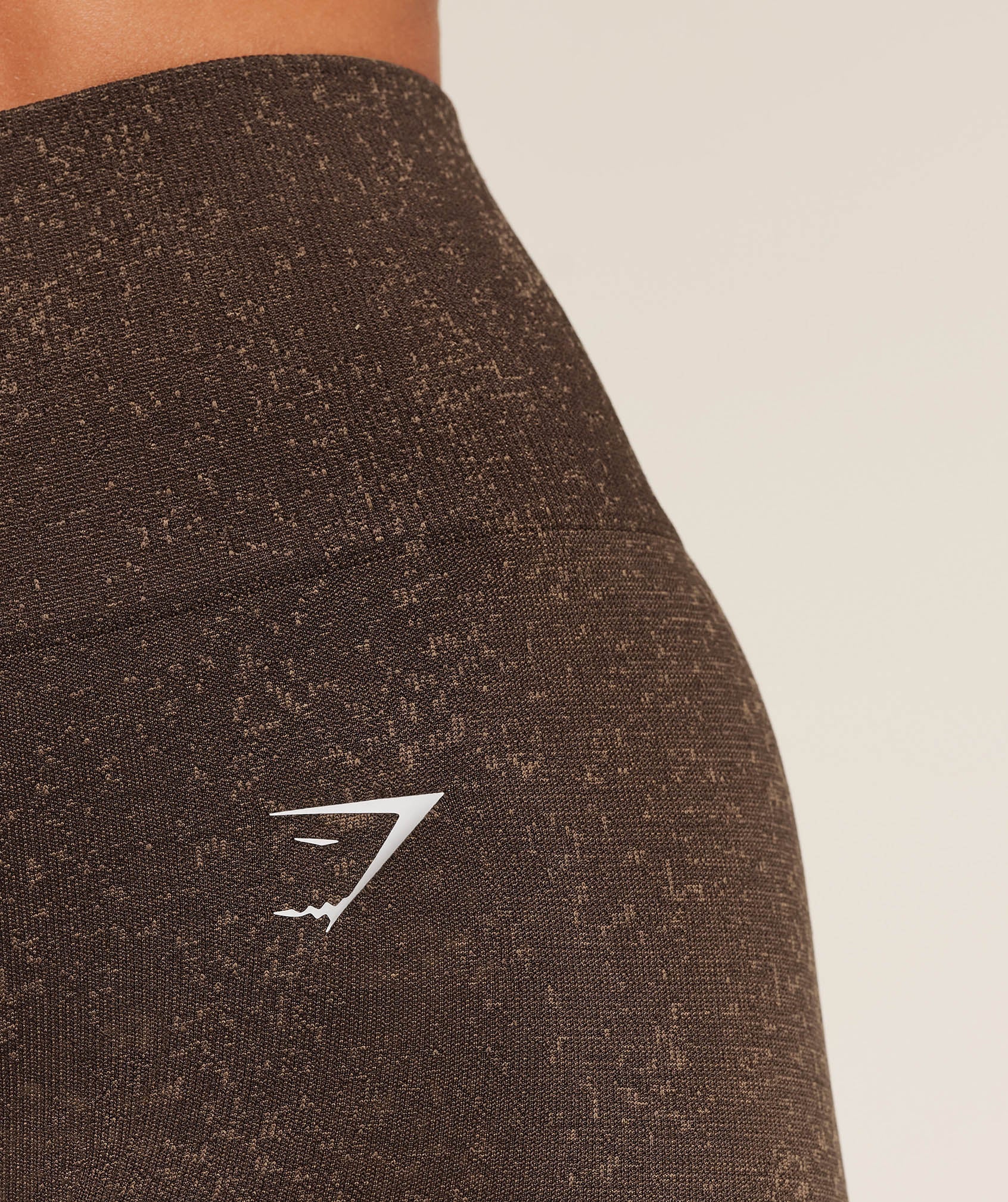 Adapt Fleck Seamless Shorts - Archive Brown/Lifestyle Brown — imagem 8