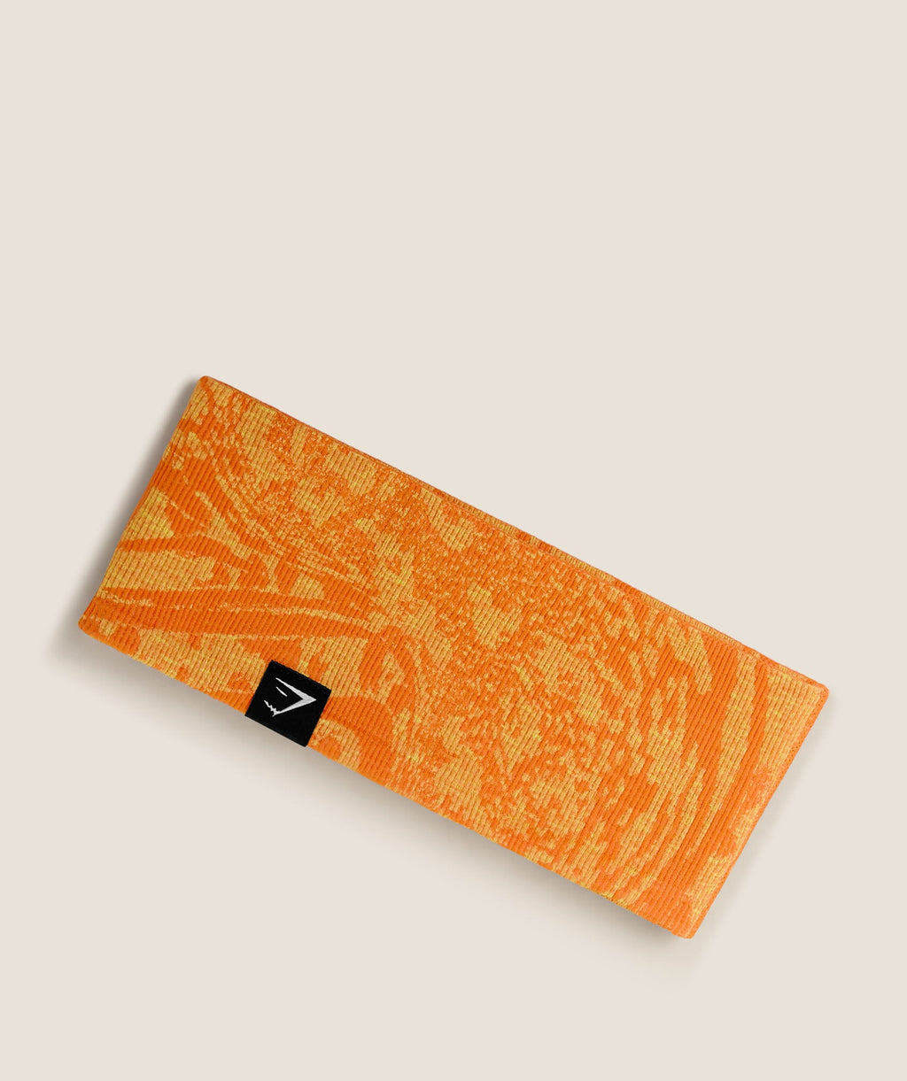 Adapt Seamless Headband - GS Dayglow Peach/GS Sorbet Yellow — imagem 2