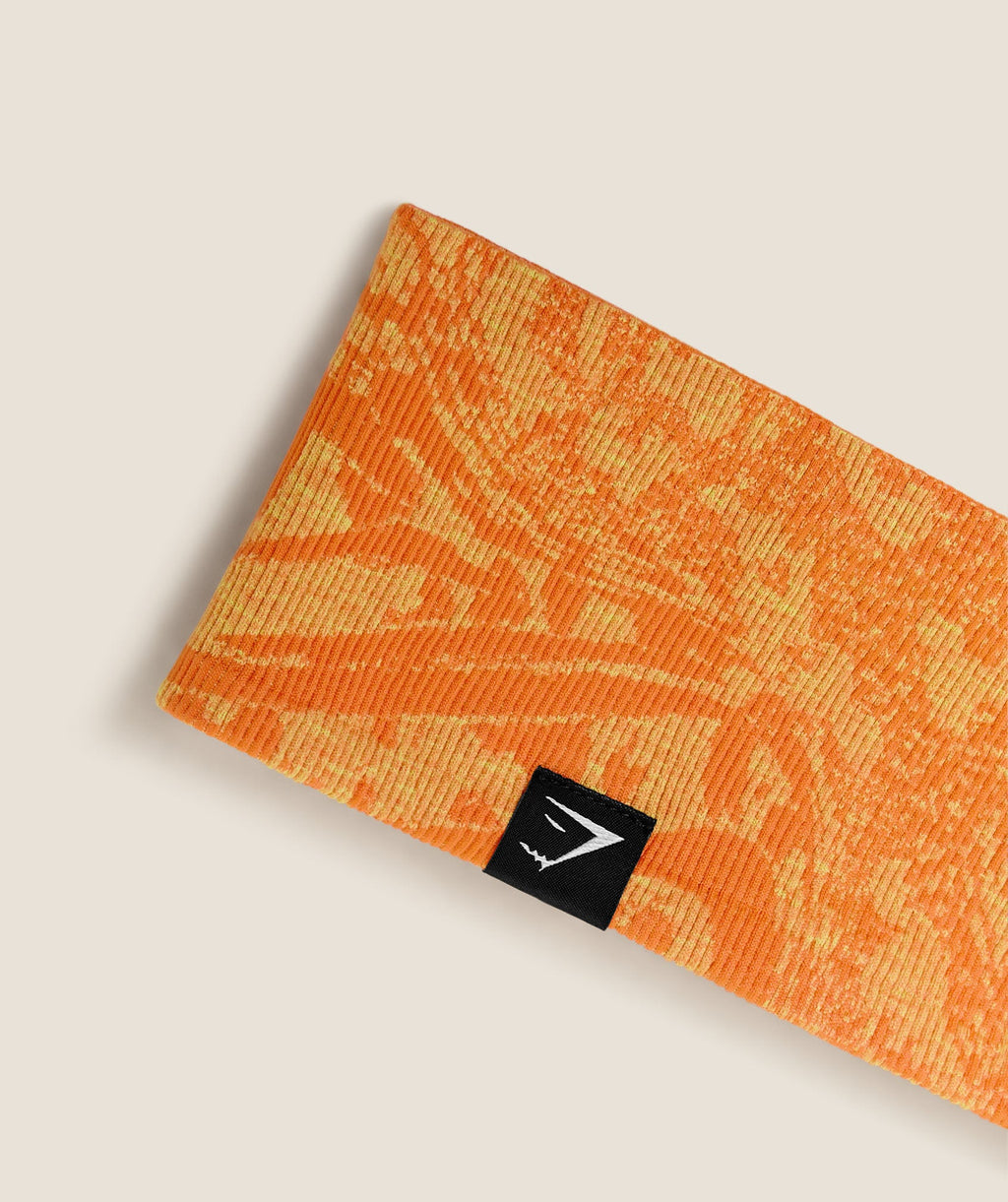 Adapt Seamless Headband - GS Dayglow Peach/GS Sorbet Yellow — imagem 3