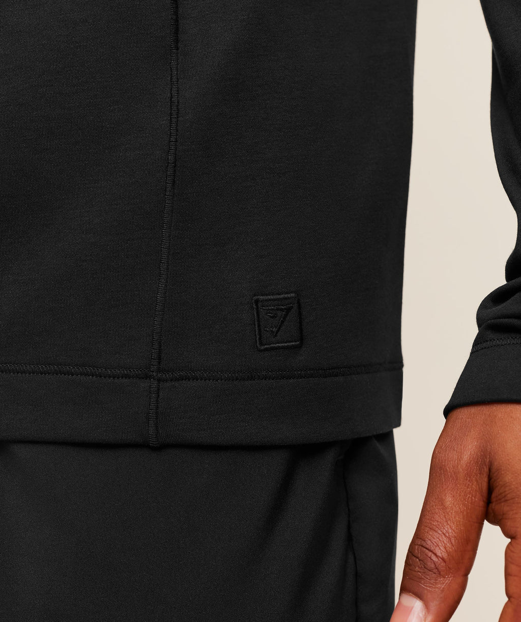 Off Duty 1/4 Zip - Black — imagem 8