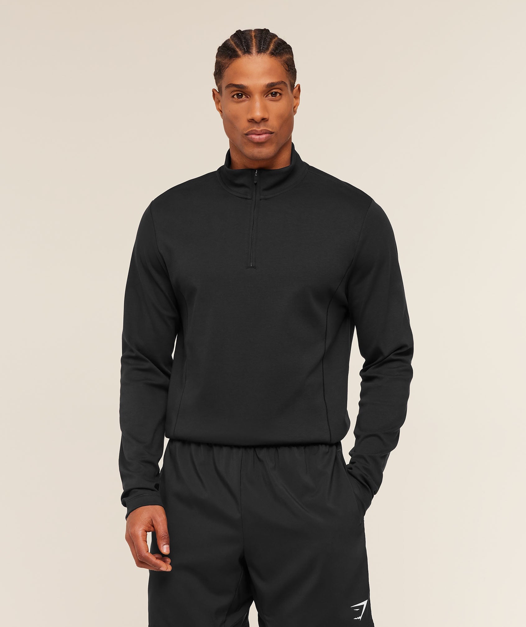 Off Duty 1/4 Zip - Black — imagem 1