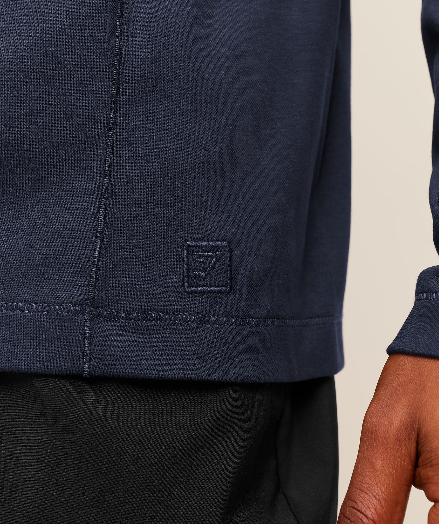 Off Duty 1/4 Zip - Heavy Blue — imagem 8