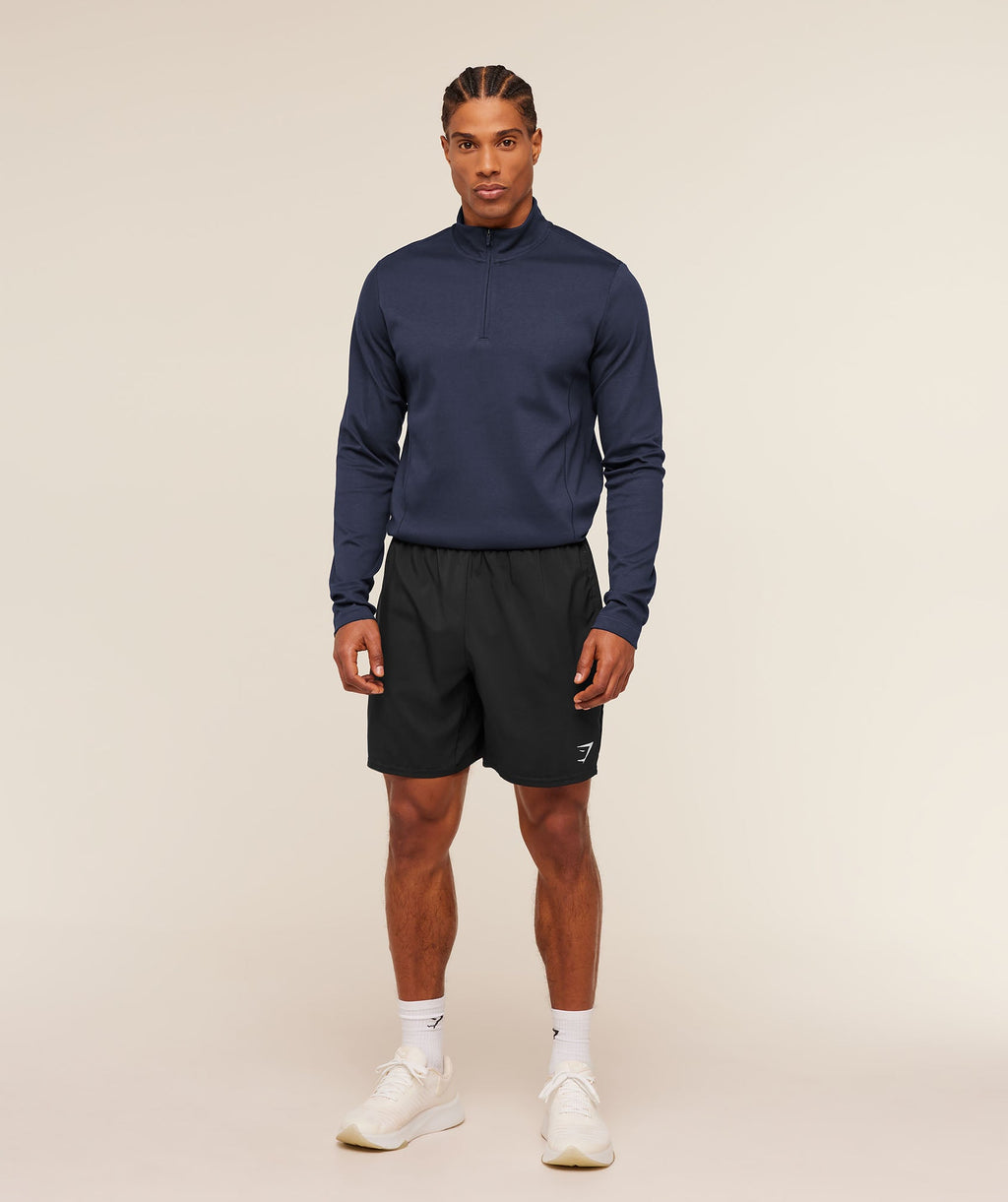 Off Duty 1/4 Zip - Heavy Blue — imagem 4