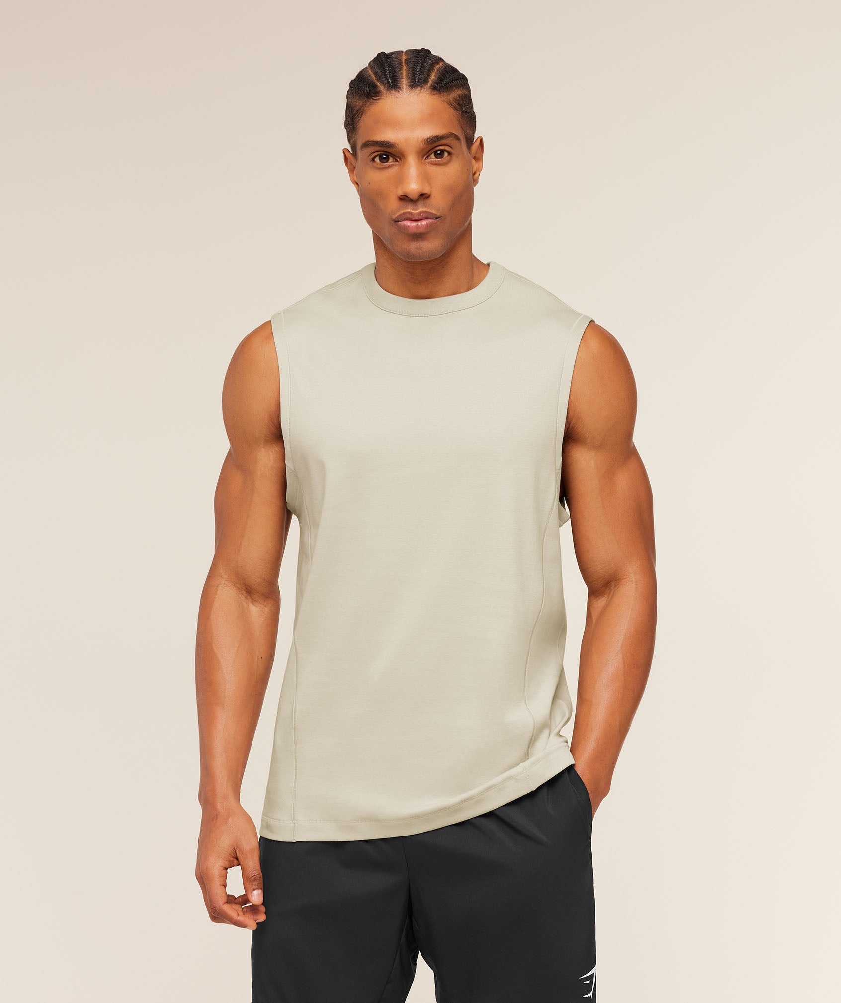 Off Duty Tank - Pebble Grey — imagem 1