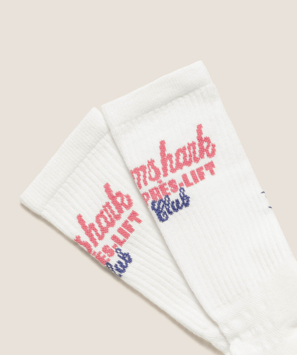 Apres Lift Graphic Crew Sock Single - Soft White — imagem 2