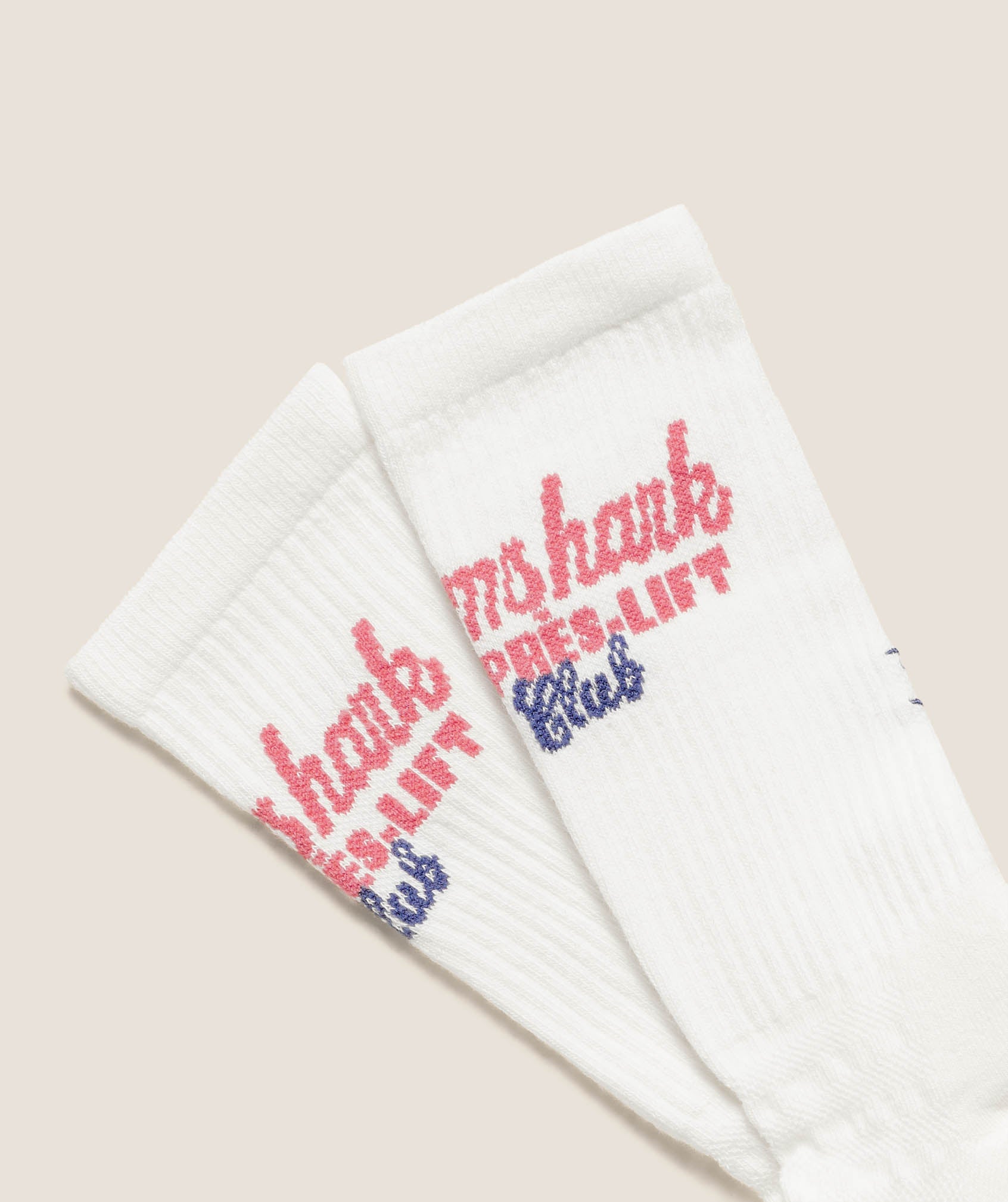 Apres Lift Graphic Crew Sock Single - Soft White — imagem 2