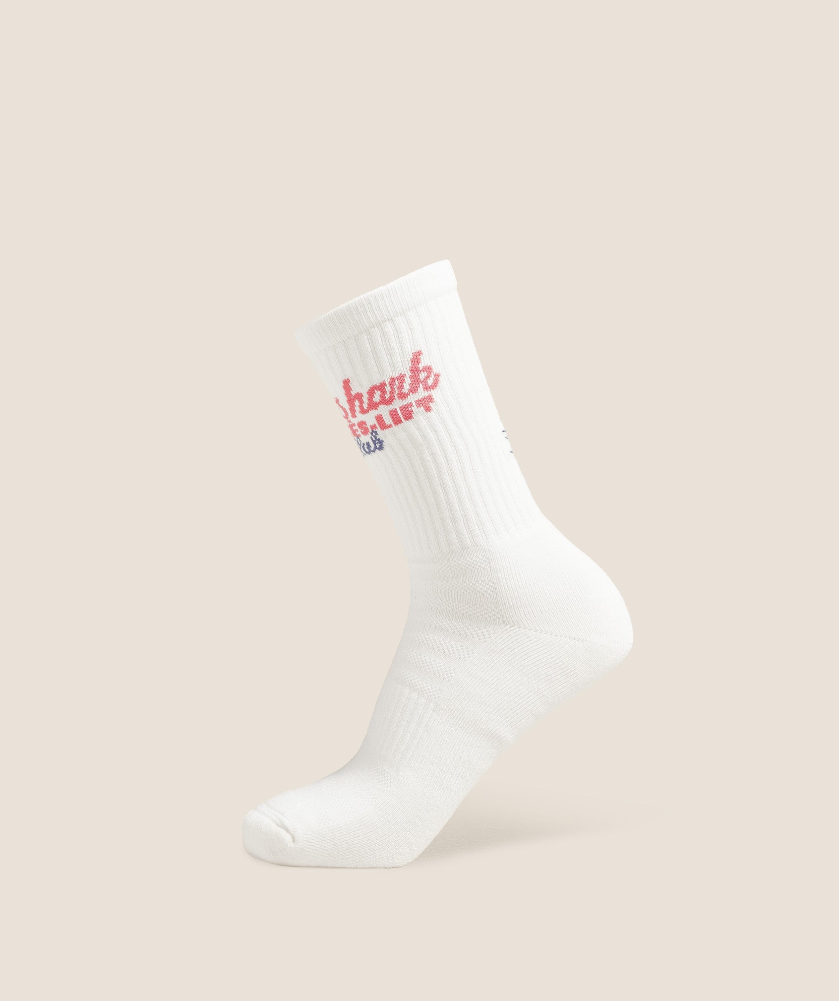 Apres Lift Graphic Crew Sock Single - Soft White — imagem 1
