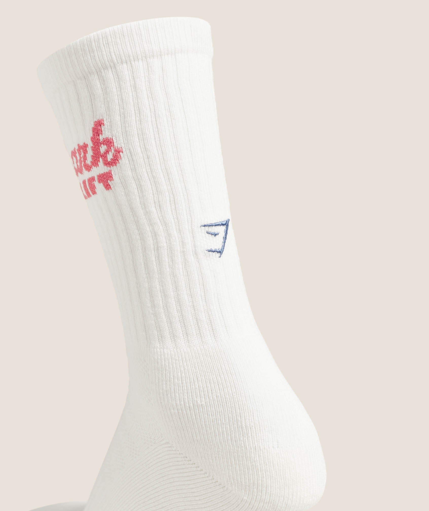 Apres Lift Graphic Crew Sock Single - Soft White — imagem 3